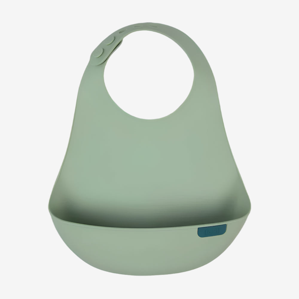 Difrax LOVI Silicone Bib - Pistachio