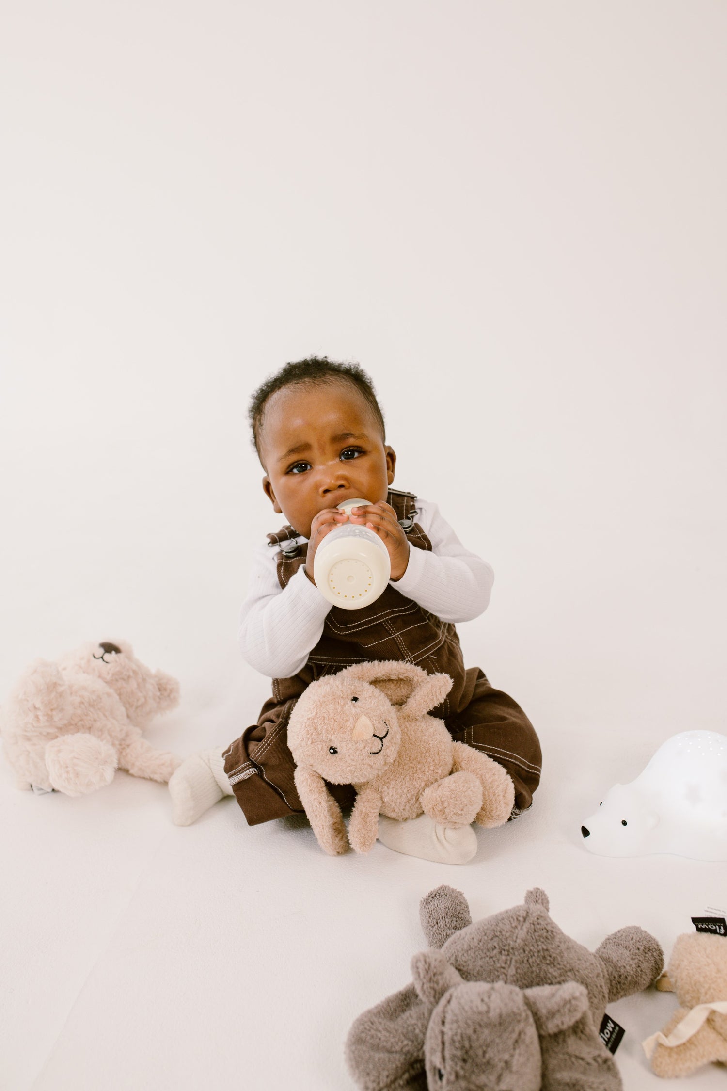 Difrax Lovi - S-Bottle Wide - Baby Sitting with Heart Comforters
