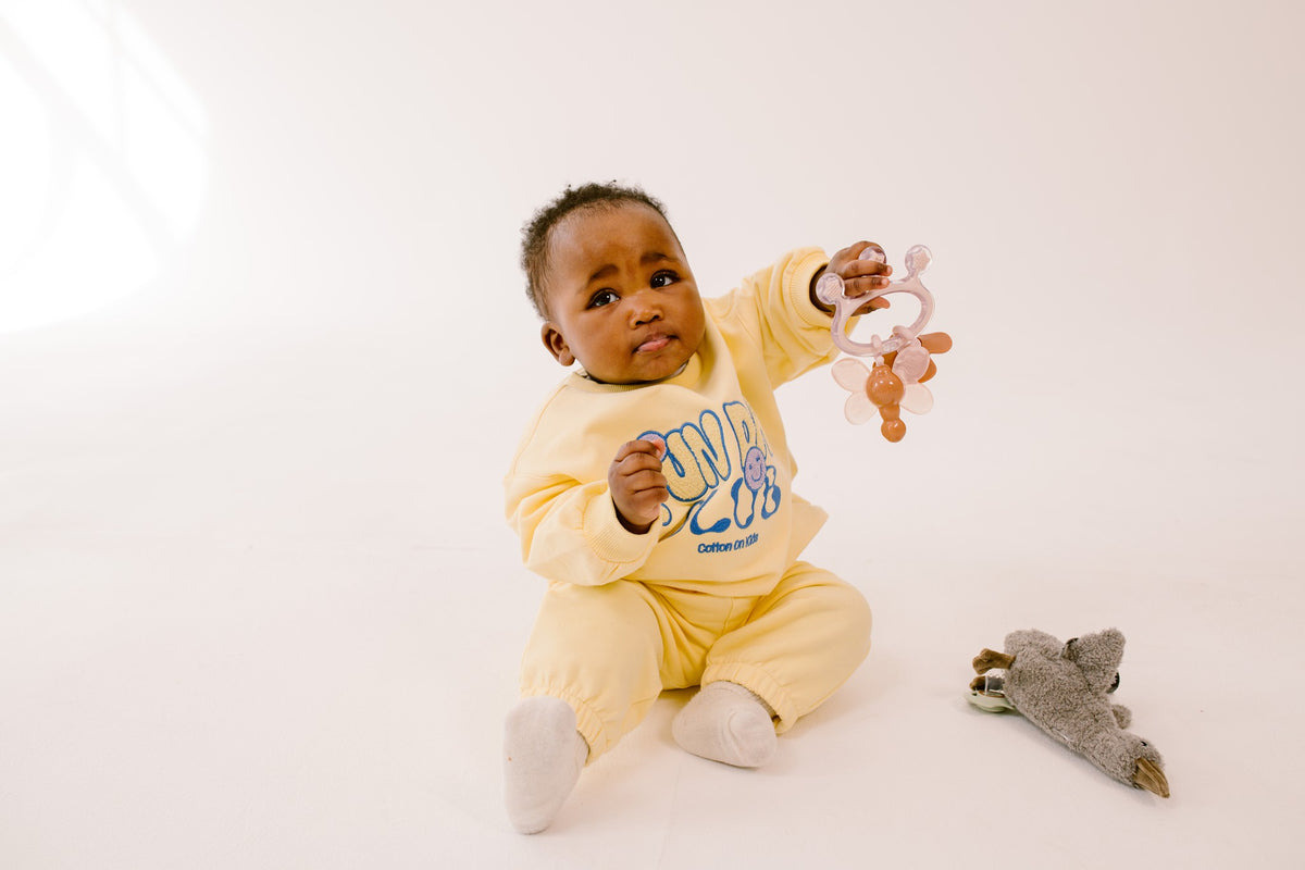 Difrax - Crown Teether - Baby Playing with Teether