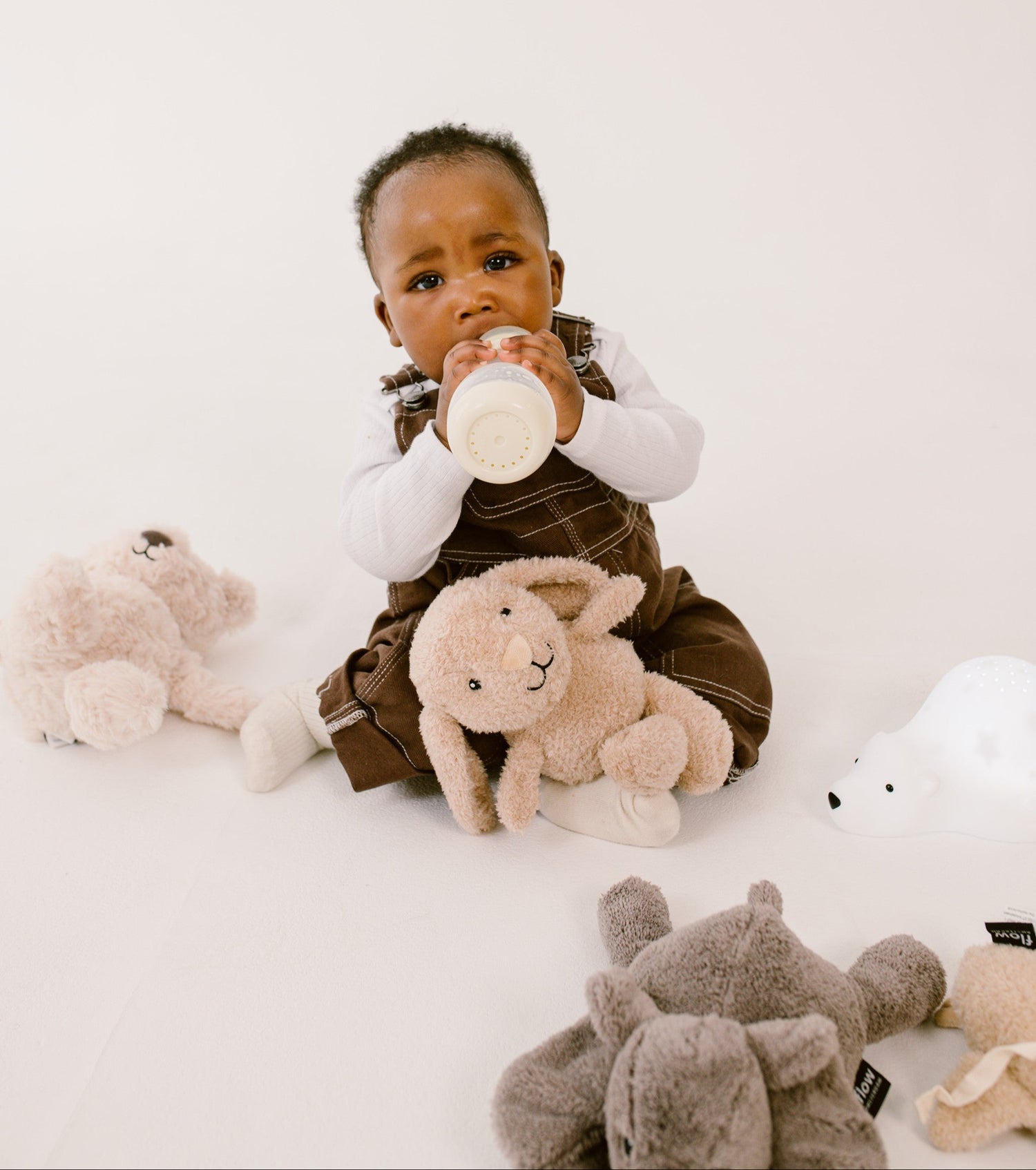 Difrax Lovi - S-Bottle - Baby Sitting with Heart Comforters