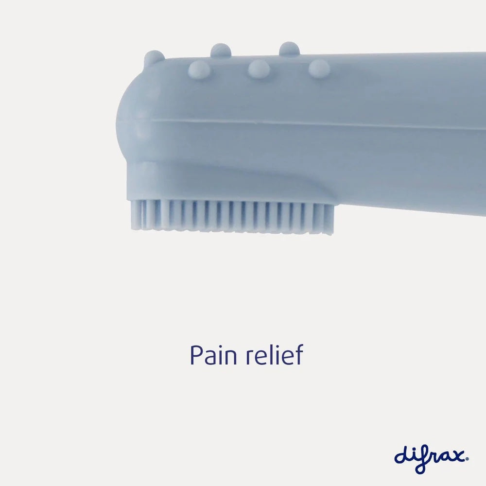Difrax Silicone Fingertip Toothbrush - Pain Relief