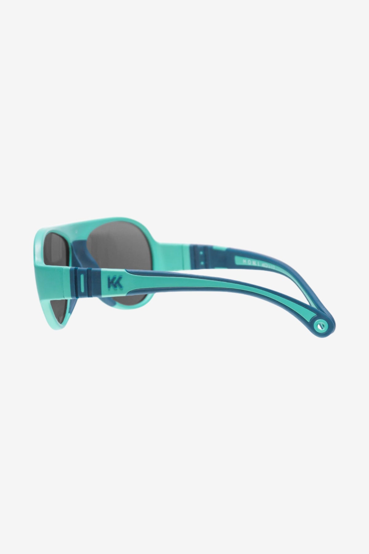 Mokki Click & Change Sunglasses (2-5 years) - Blue Frame with Temple Arms and Everyday Lenses