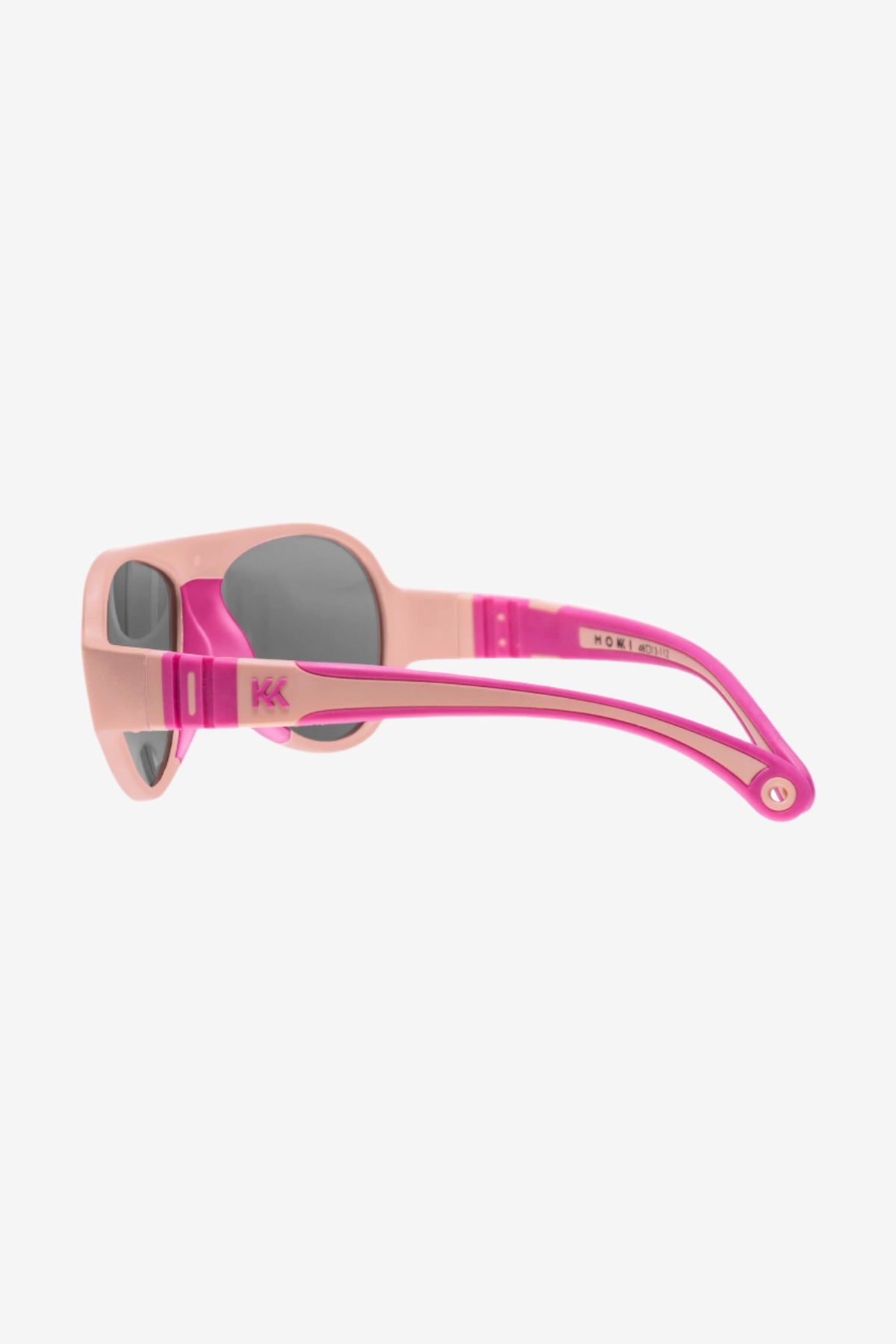 Mokki Click & Change Sunglasses (2-5 years) - Pink Frame with Temple Arms and Everyday Lenses