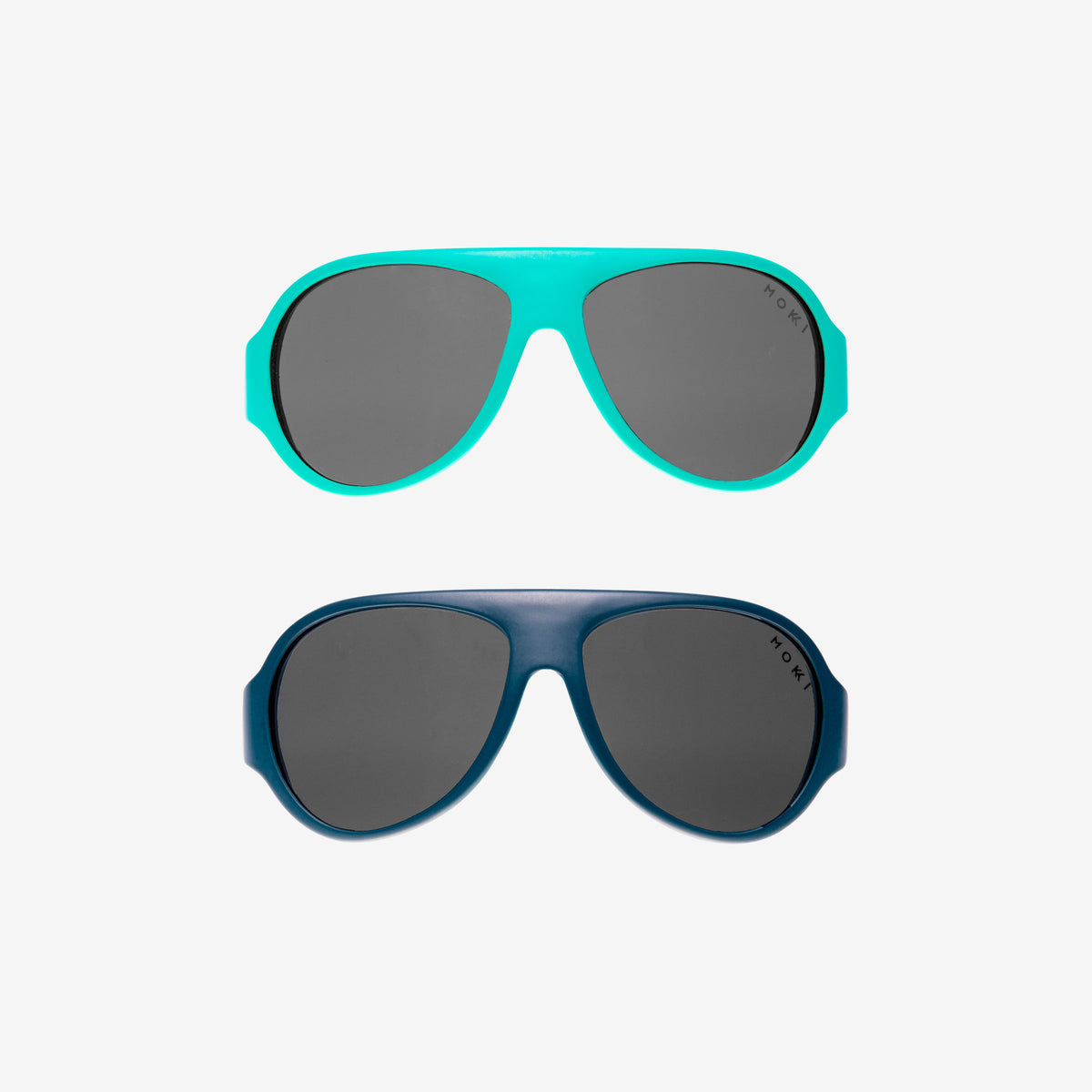 Mokki Click & Change Sunglasses (2-5 years) - Blue Frame with Everyday and Active Lenses