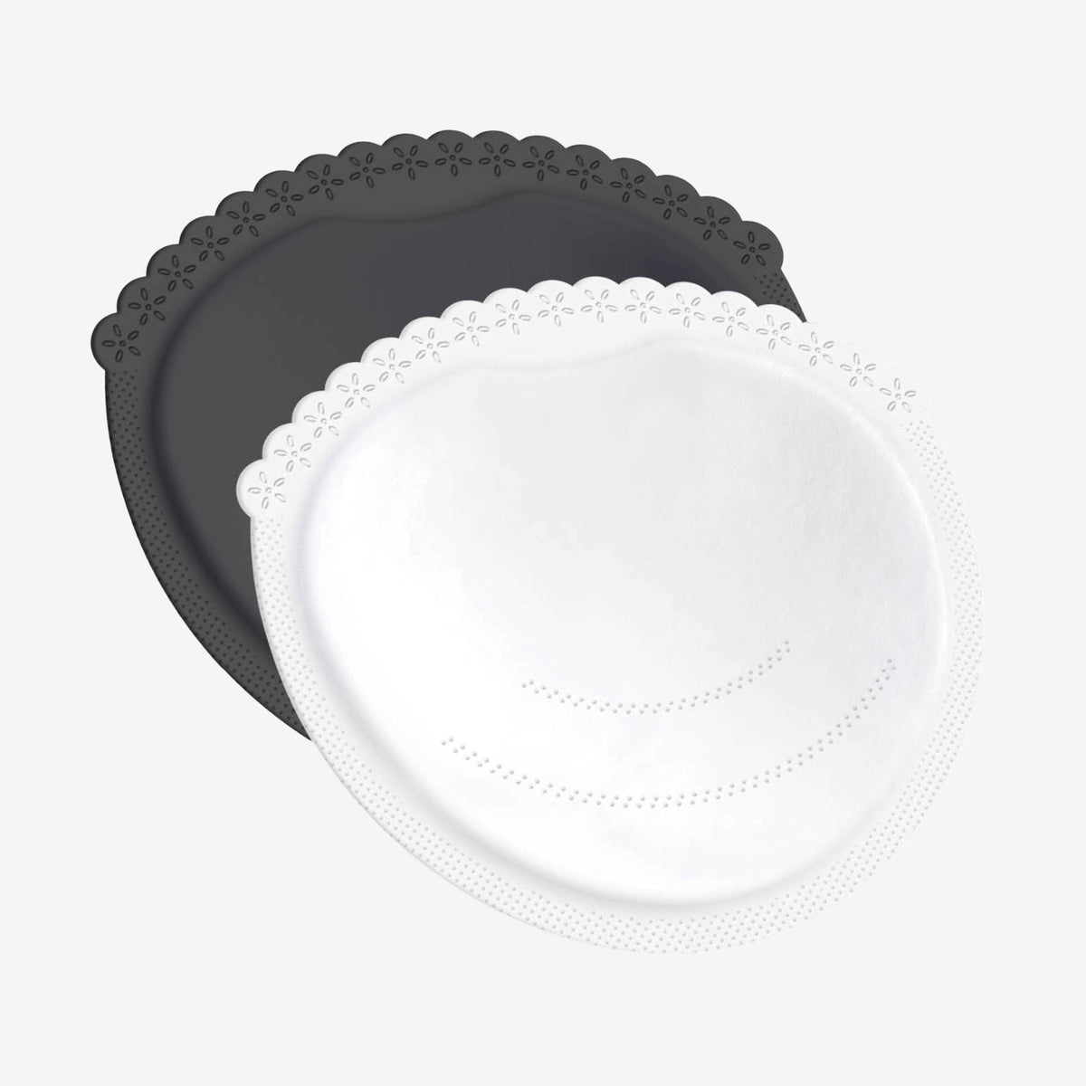 Difrax Nursing Breast Pads - Black & White
