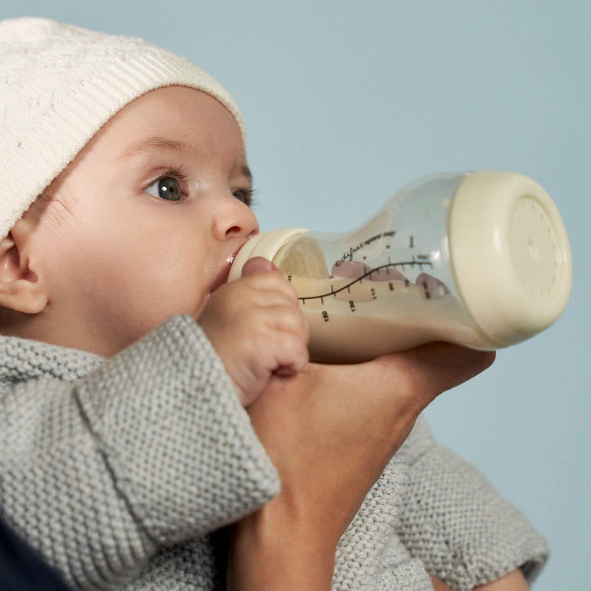 Difrax S-Bottle Natural (170ml) - Baby with Popcorn