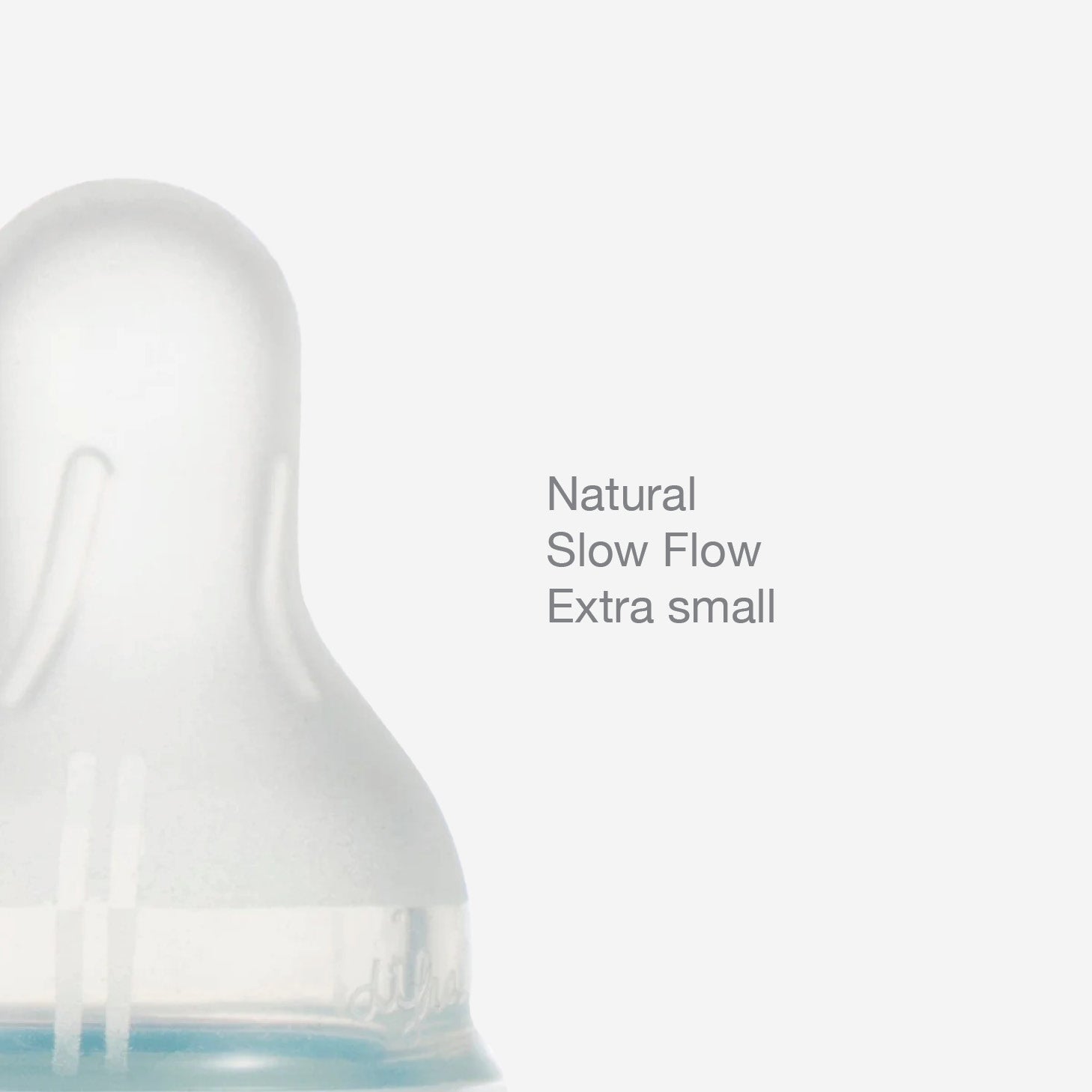 Difrax 1-2-3 Ring Teat XS Natural - Natural Slow Flow Extra Small