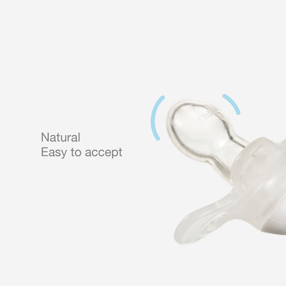 Difrax Silicone Pacifier (0-6 Months) - Duo Pack - Natural Easy to Accept