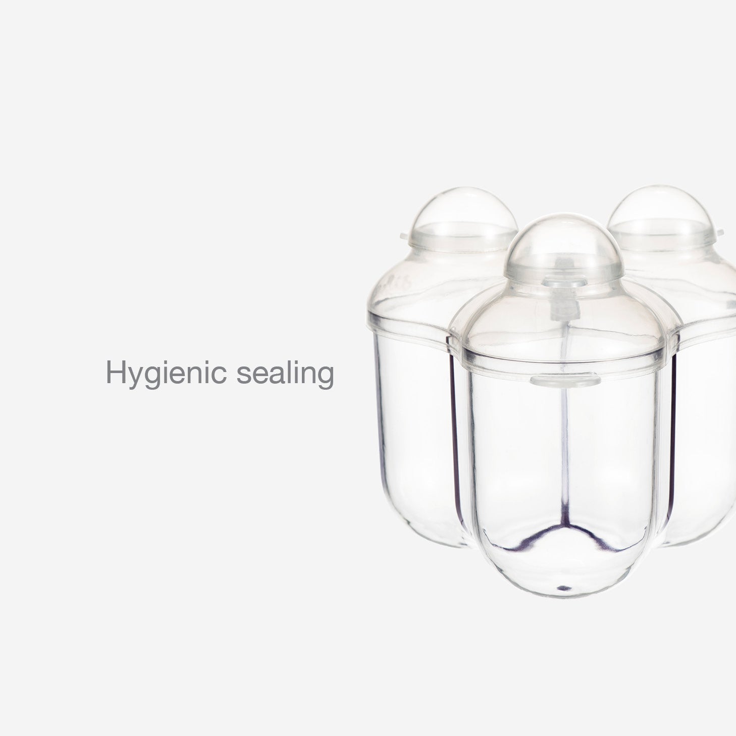 Difrax Three-Compartment Baby Formula Container - Hygienic Sealing