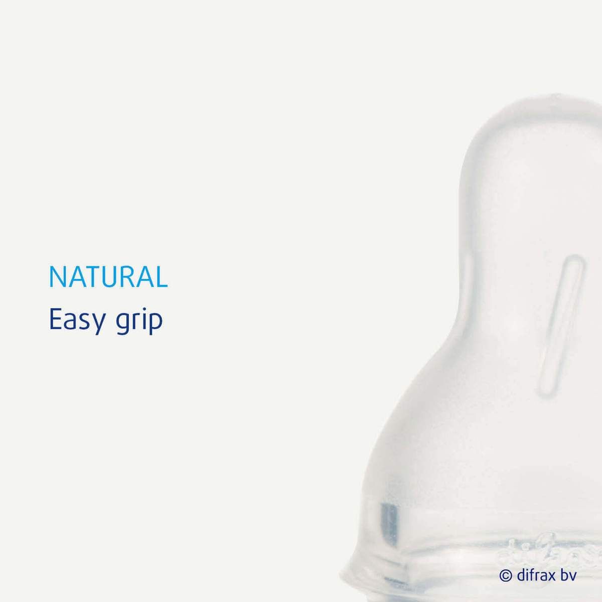 Difrax Teat Natural – Duo Pack - Natural Easy Grip