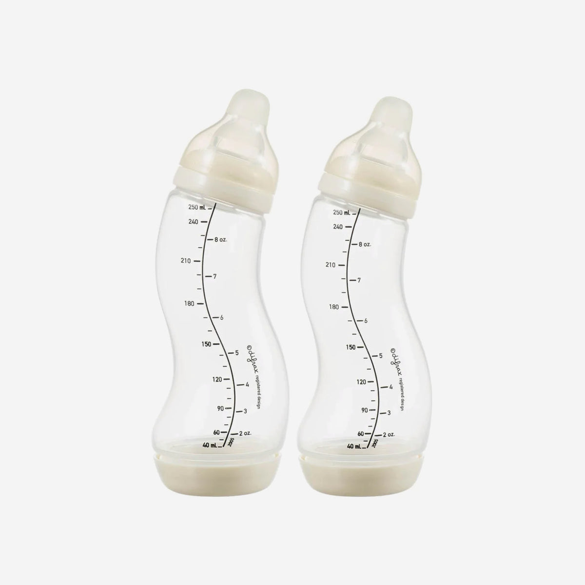 Difrax S-Bottle Natural (250ml) – Duo Pack - Popcorn
