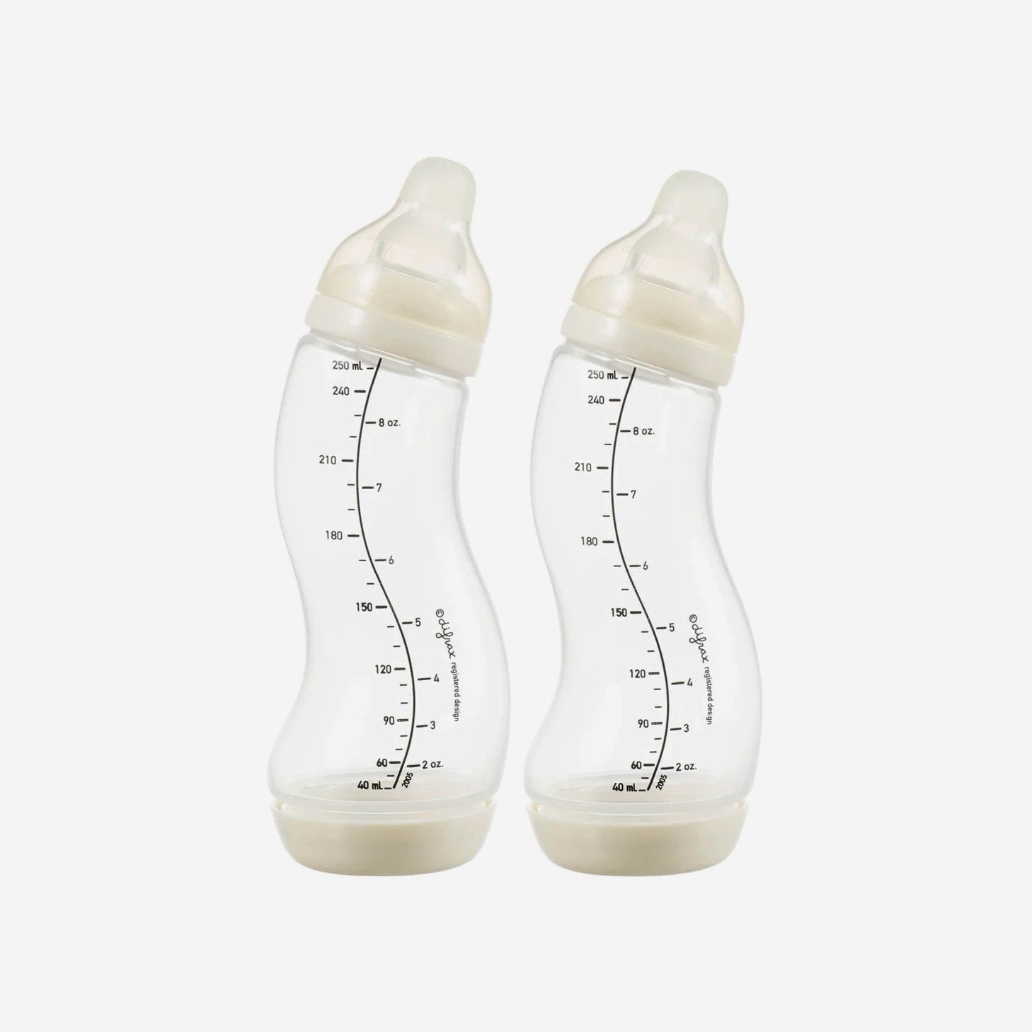 Difrax S-Bottle Natural (250ml) – Duo Pack - Popcorn