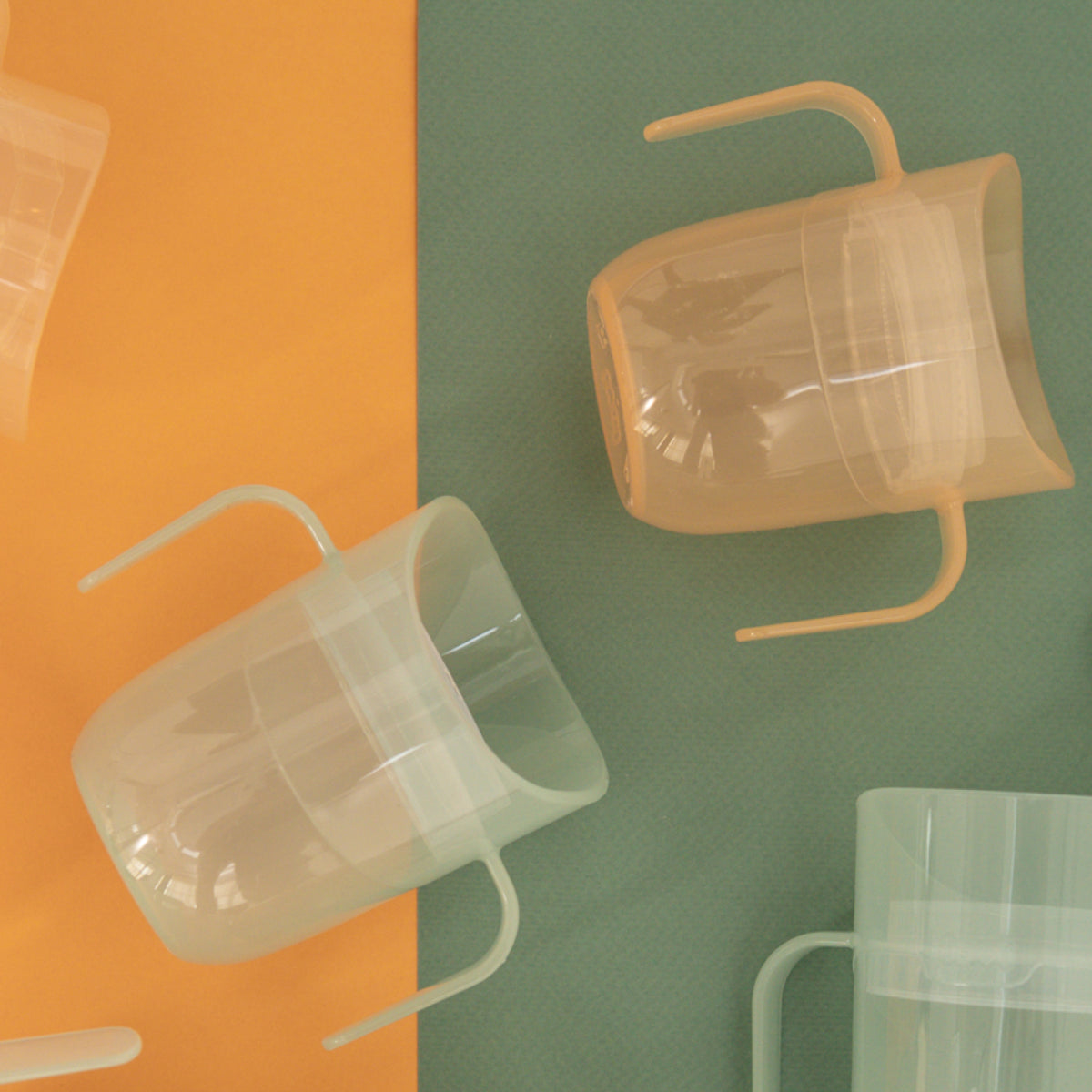 Difrax Genius Training Cup - Nude & Pistachio