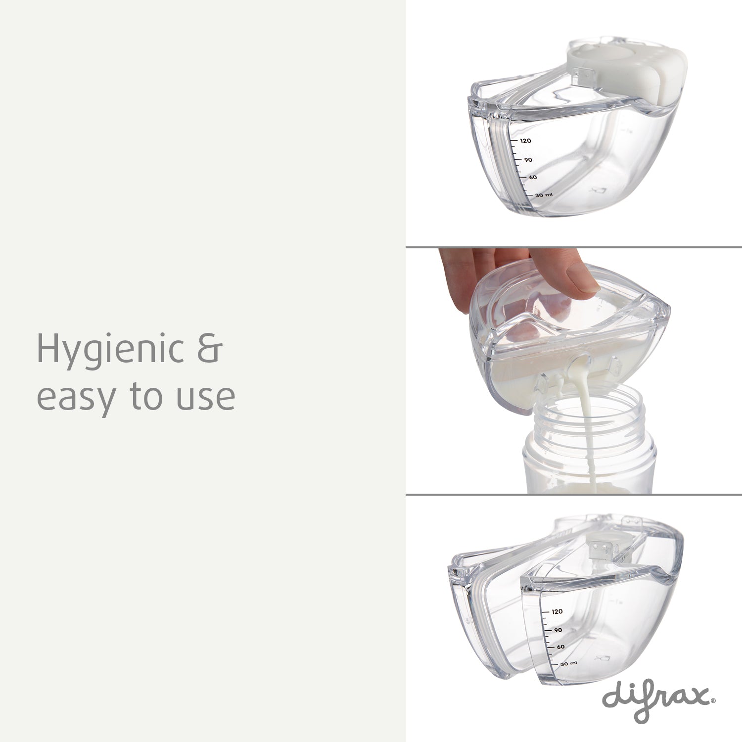 Difrax Breast Pump - Hygienic & Easy to Use