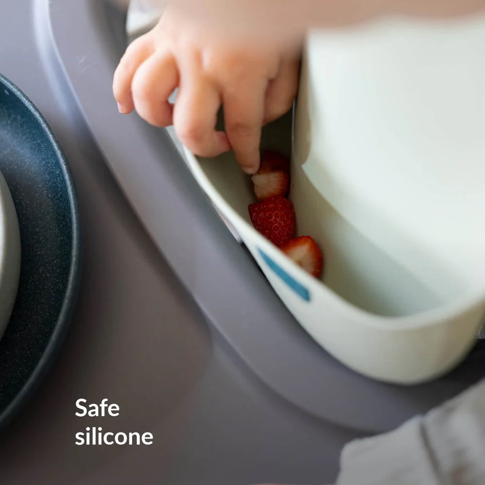 Difrax LOVI Silicone Bib - Pistachio - Safe Silicone
