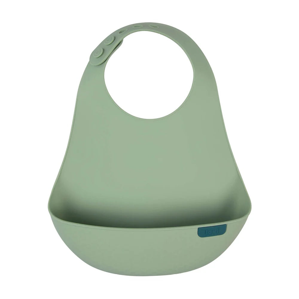 Difrax LOVI Silicone Bib - Pistachio