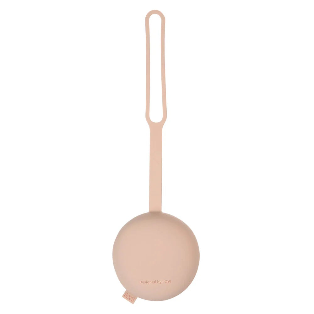 Difrax LOVI Silicone Soother Holder - Nude