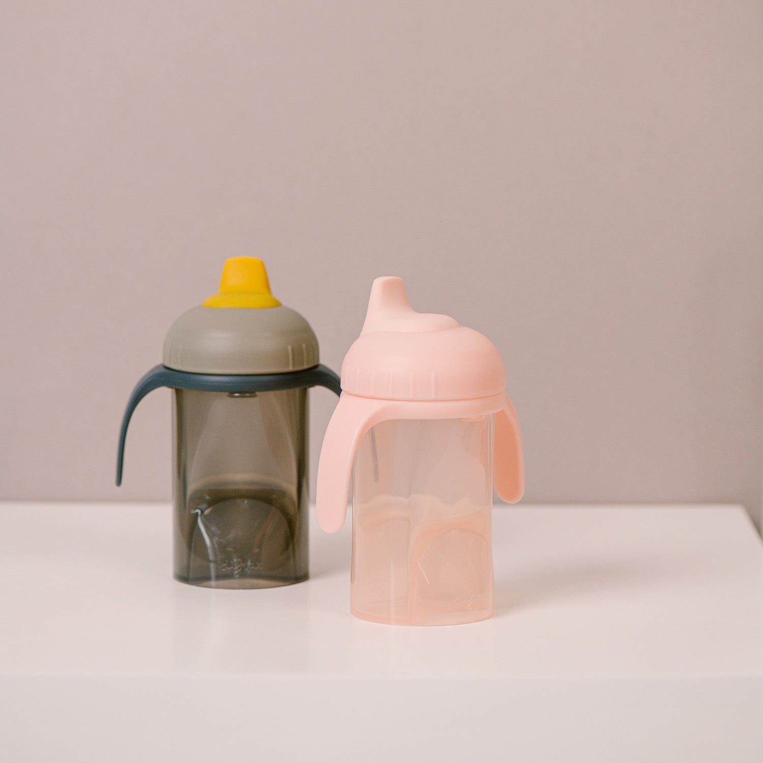 Difrax Non-Spill Sippy Cup 250ml Clay & Blossom