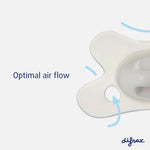 Difrax Pacifier (Newborn) - Optimal Air Flow