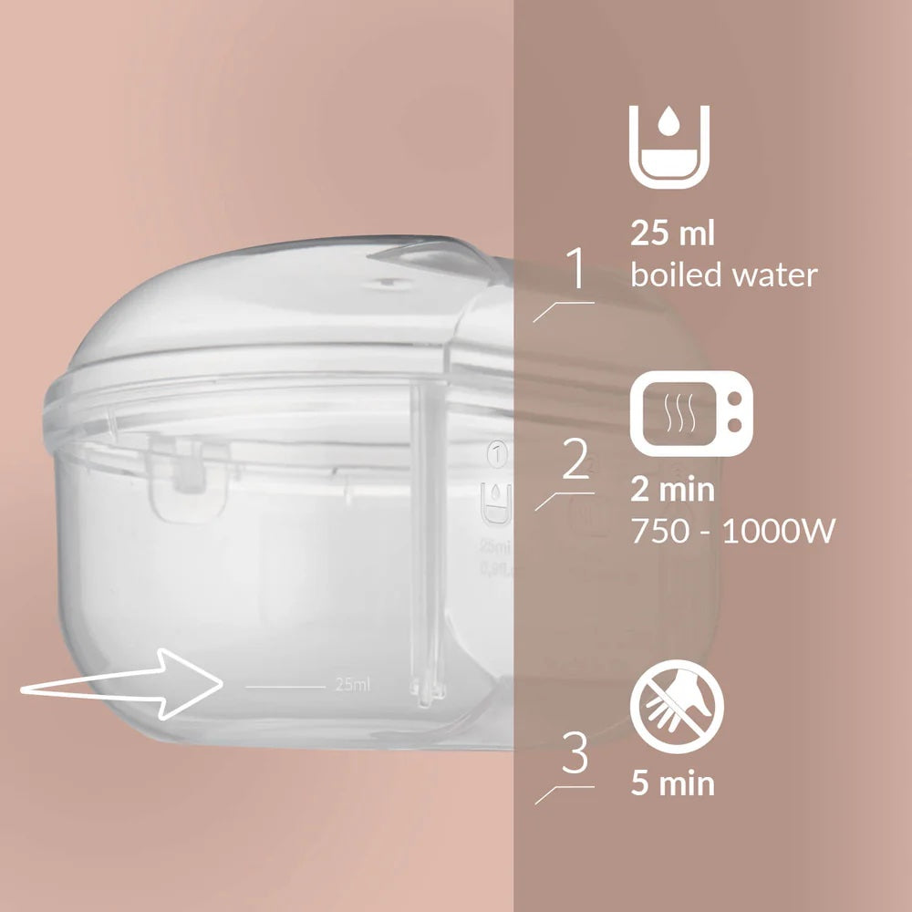 Dynamic Pacifier - Prime - Sterilisation Box Instructions