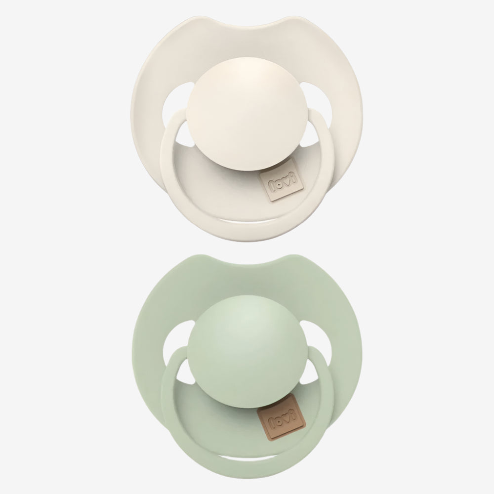 Dynamic Pacifier (0-6Months) - Prime - Coconut & Ivory