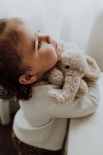 George Comforter - Toddler Hugging - Blush