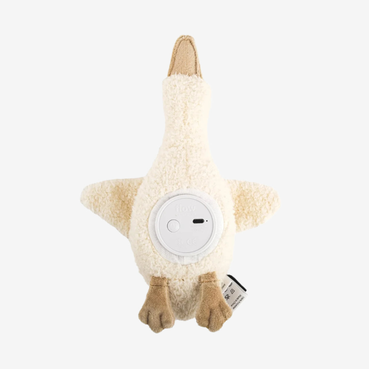 Liva Plush Night Light - Timer View - Beige
