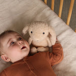 Milo Plush Night Light - In Cot with Baby - Oat