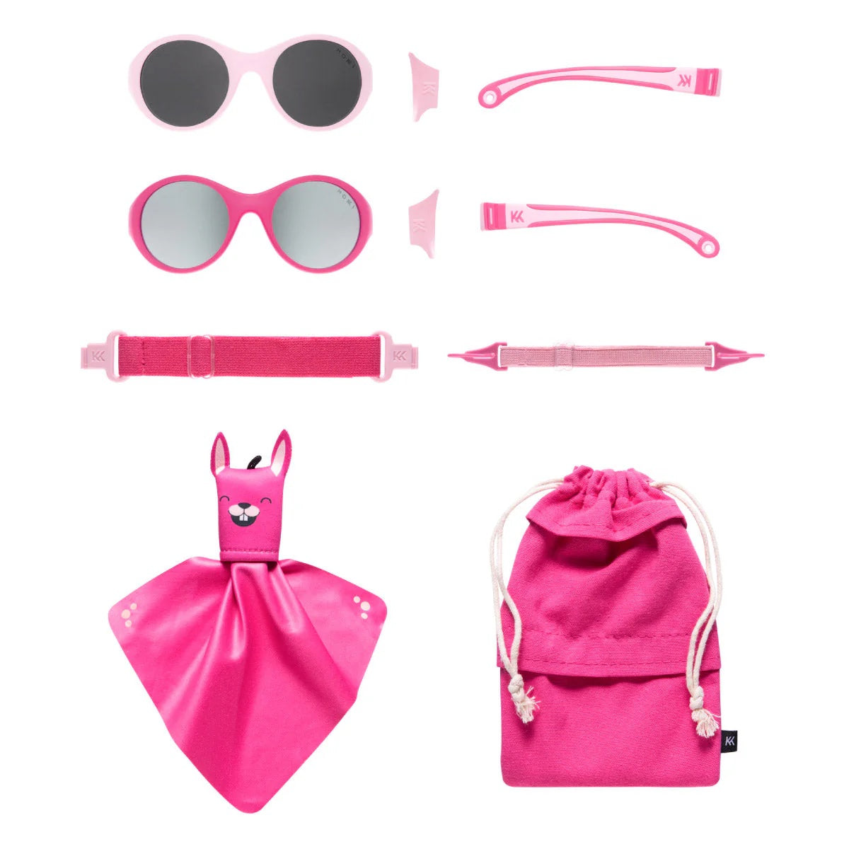 Mokki Click & Change Sunglasses (0-2 years) - Pink