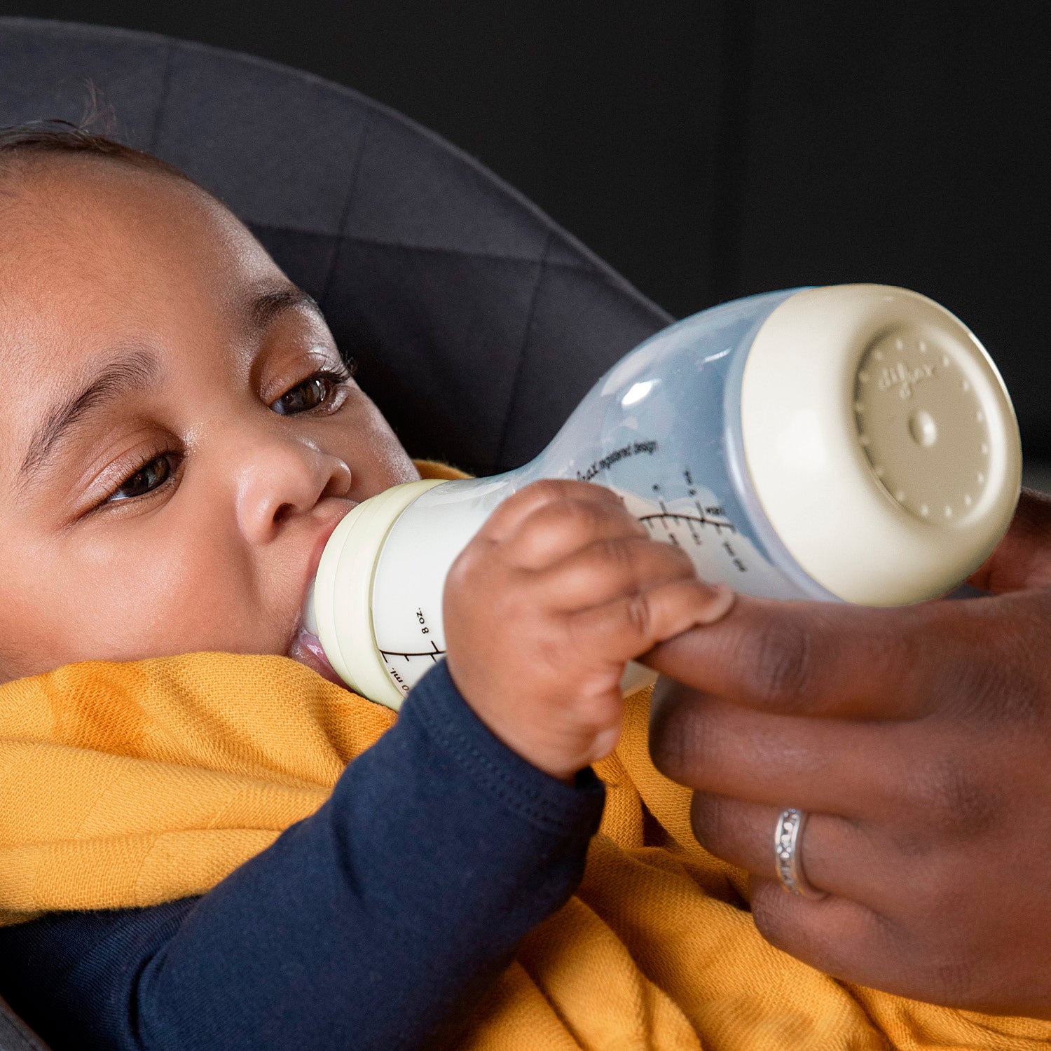 Difrax S-Bottle Natural (250ml) - Baby with Popcorn