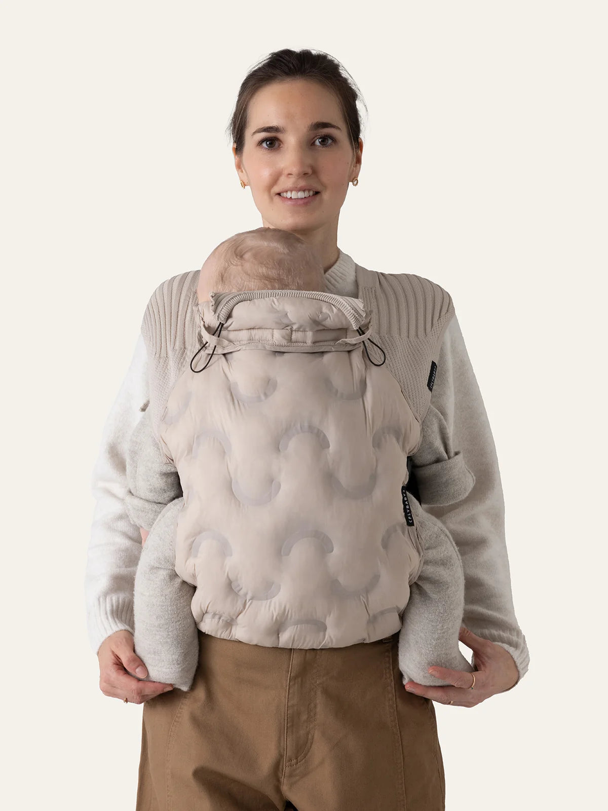 Baby Carrier Weather Cover - Cream