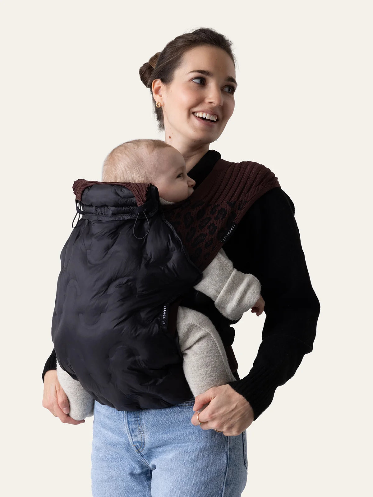 Baby Carrier Weather Cover - Black