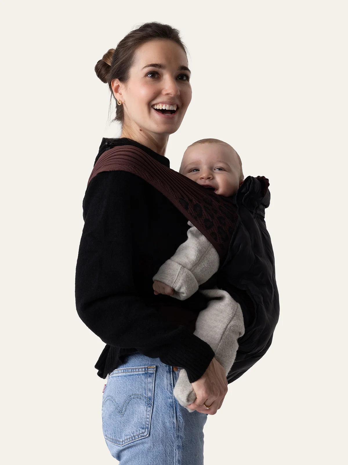 Baby Carrier Weather Cover - Black