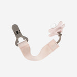 Difrax Pacifier Cord - Blossom / Grey Clip