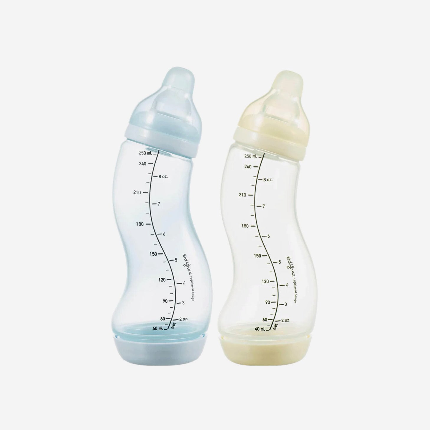 Difrax S-Bottle Natural (250ml) – Duo Pack - Ice / Popcorn